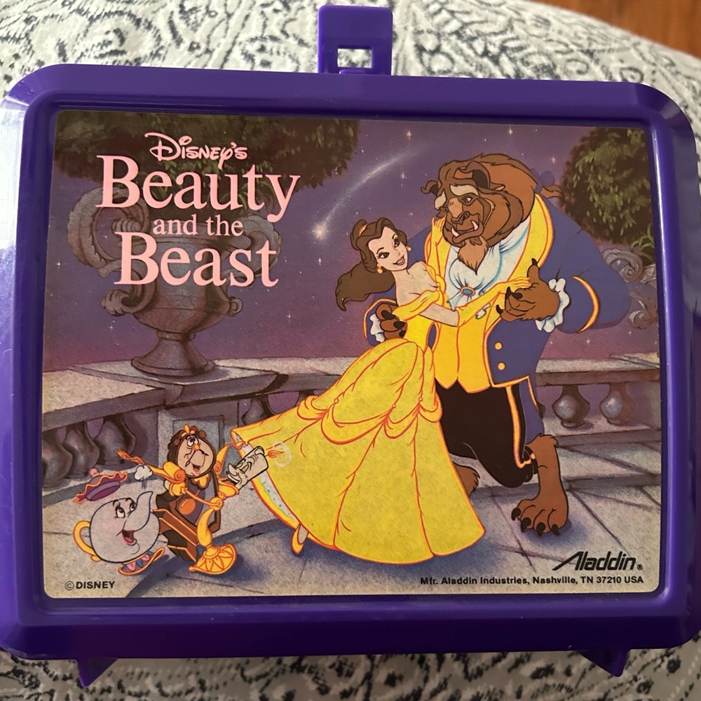 Beauty and the Beast vintage Lunch Pail and Thermos!